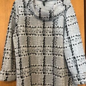 Gray Plaid Women's Sweatshirt